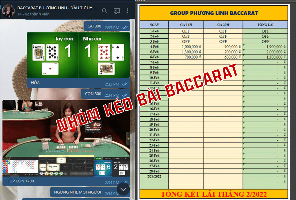 nhóm kéo bài baccarat là gì?