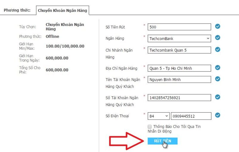 Giải đáp rút tiền tại nhà cái W88 có mất phí không